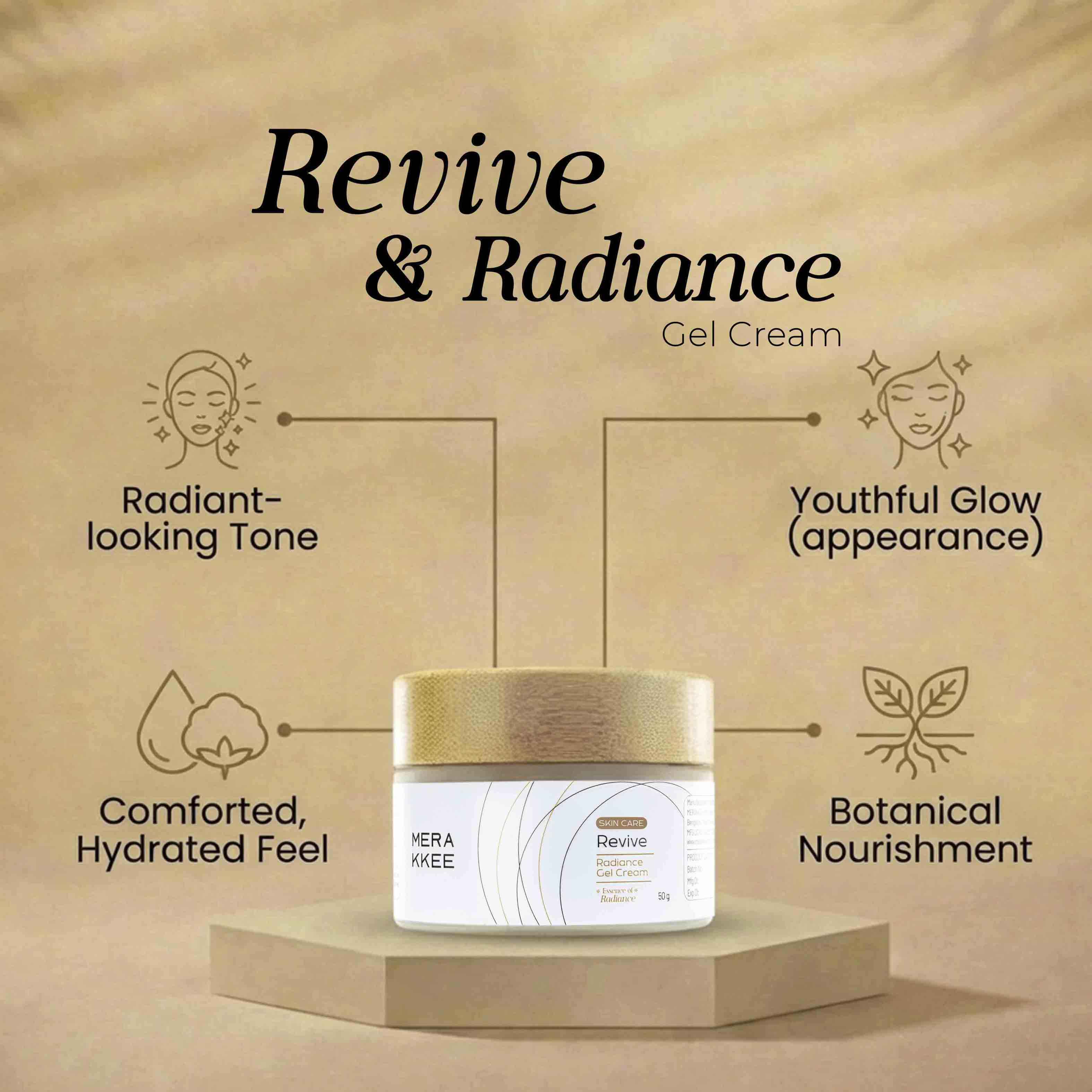 Merakkee Revive & Radiance Gel Cream